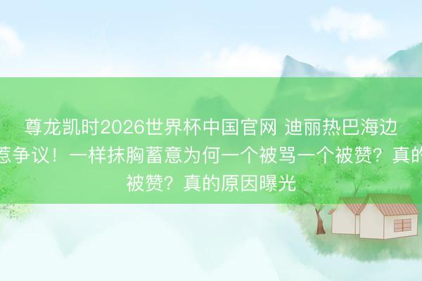 尊龙凯时2026世界杯中国官网 迪丽热巴海边比基尼照惹争议！一样抹胸蓄意为何一个被骂一个被赞？真的原因曝光