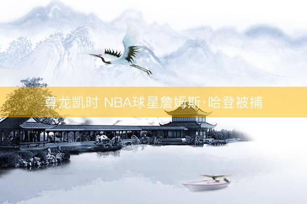 尊龙凯时 NBA球星詹姆斯·哈登被捕